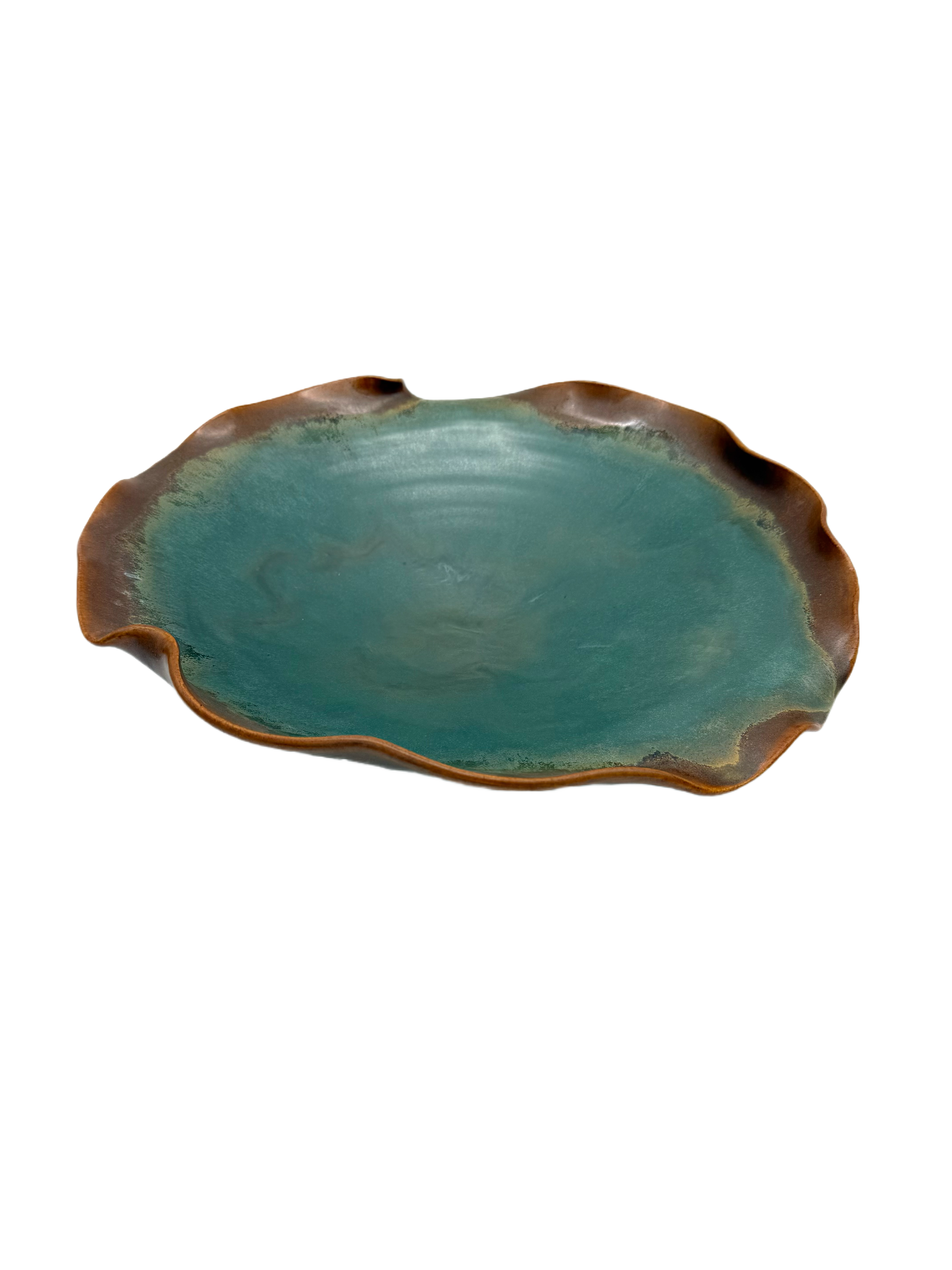 Altered Stoneware Platter